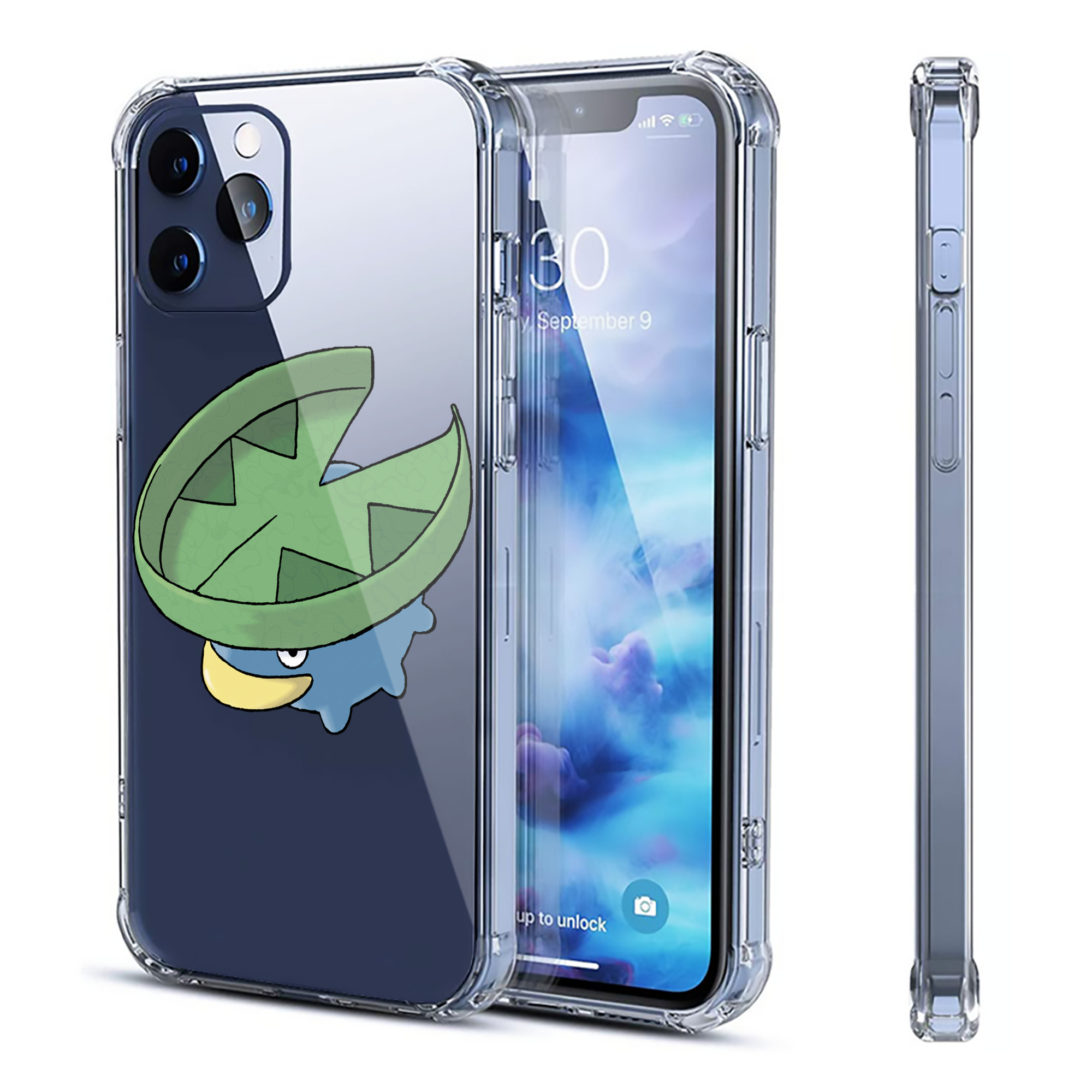 （画像用） ポケットモンスター Pokémon 【iPhone 12シリーズ対応】透明スマホケース（クリアソフトケース）